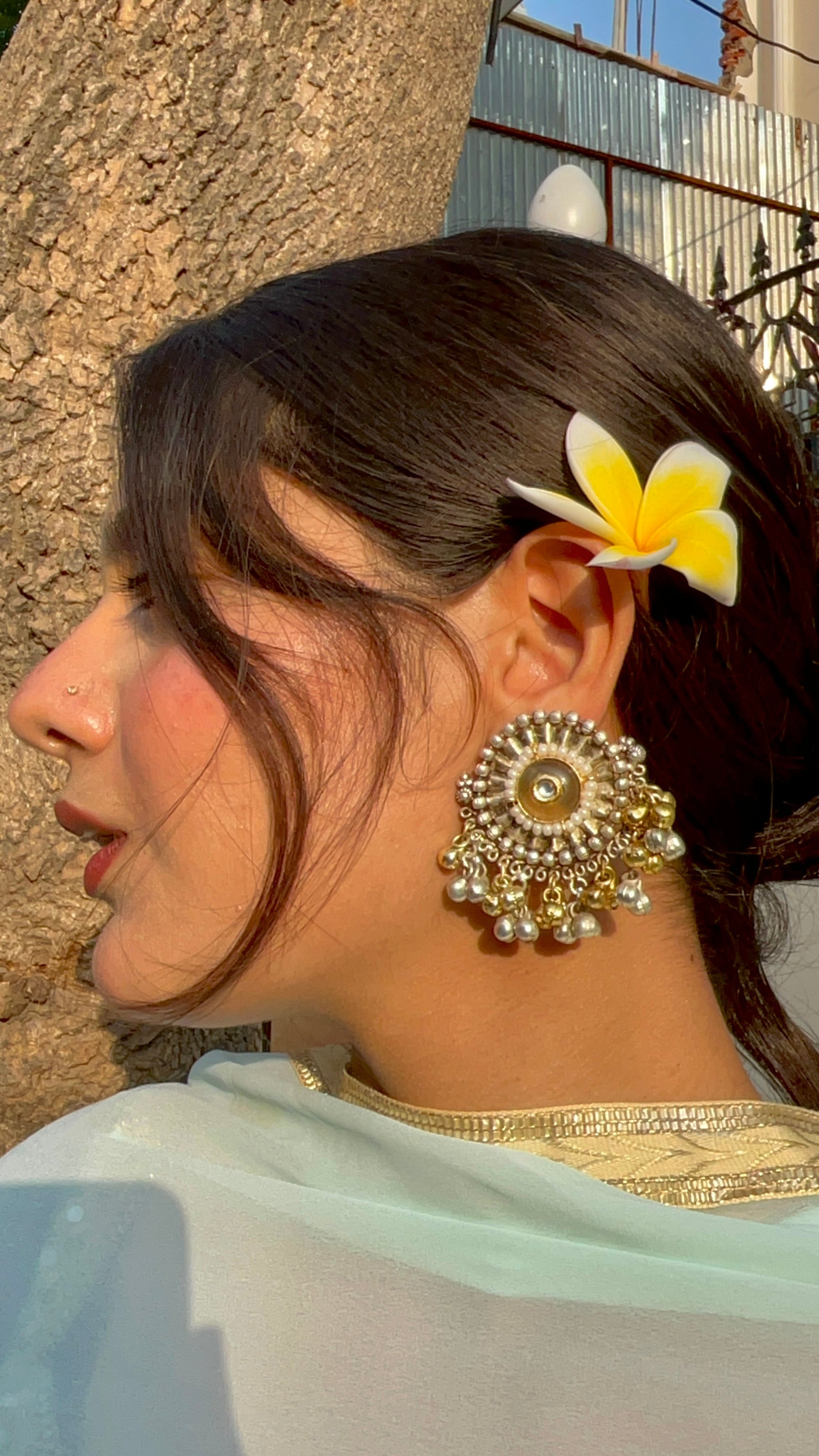 Oxidised Jhumkas