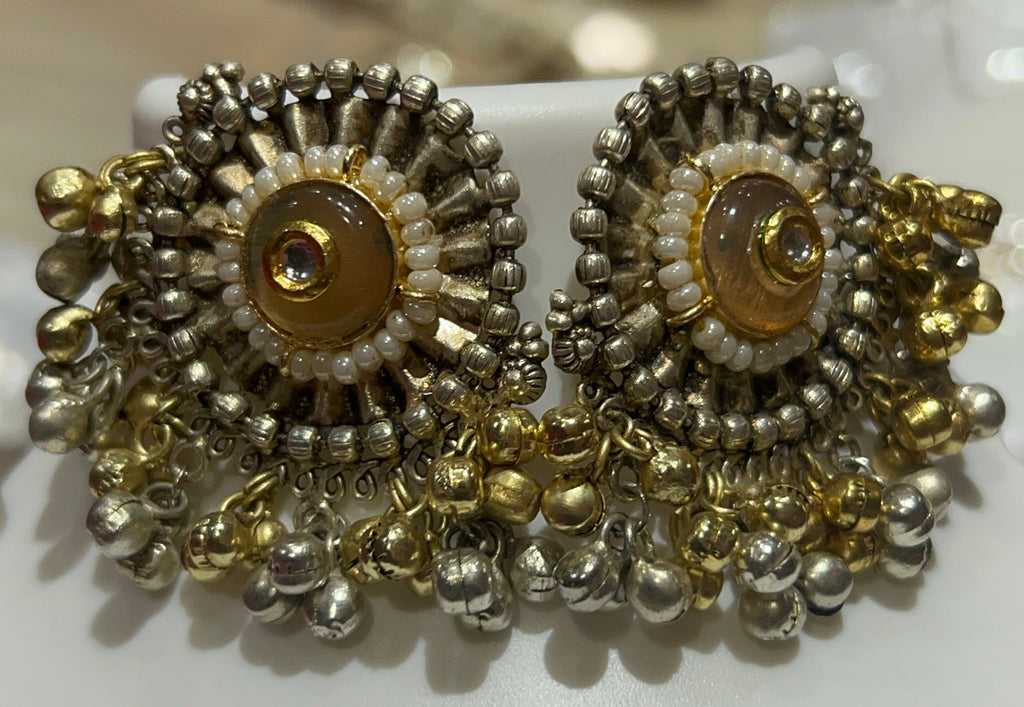 Oxidised Jhumkas