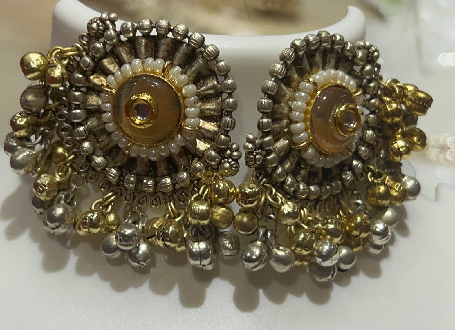 Oxidised Jhumkas